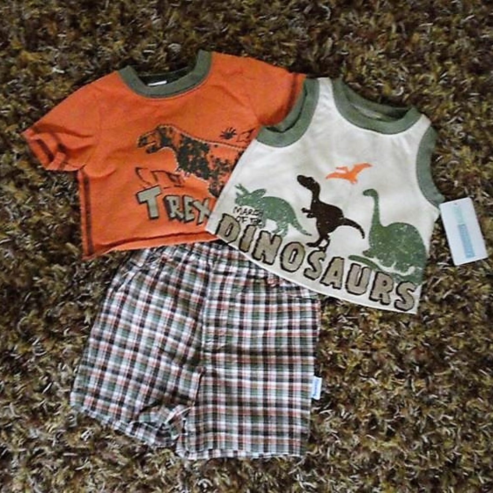 Vitamin Kids 3 piece Dino set 0-3 months